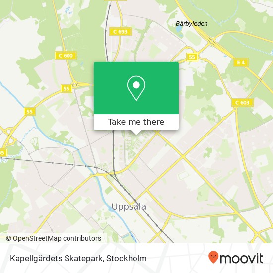 Kapellgärdets Skatepark map