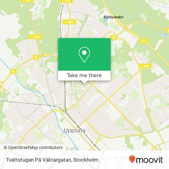 Tvättstugan På Väktargatan map