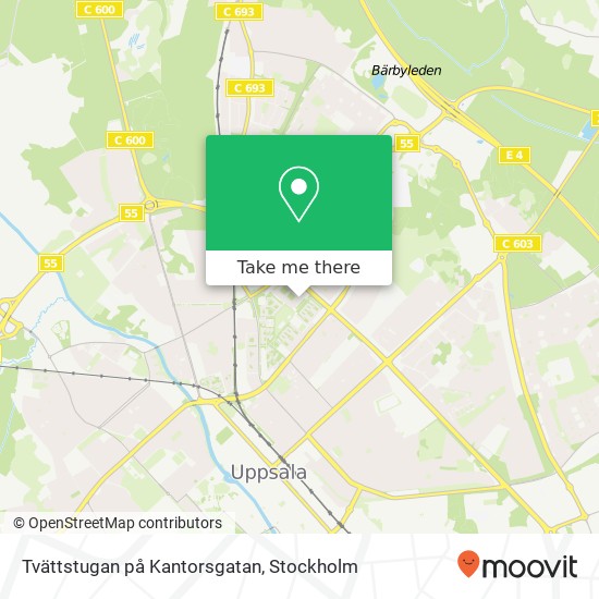 Tvättstugan på Kantorsgatan map