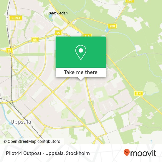 Pilot44 Outpost - Uppsala map