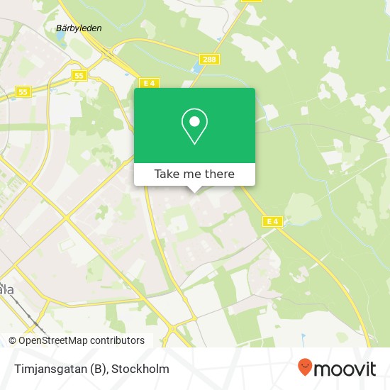 Timjansgatan (B) map