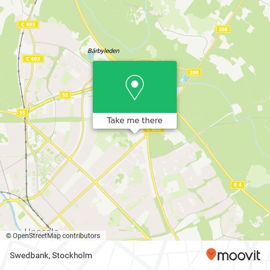 Swedbank map