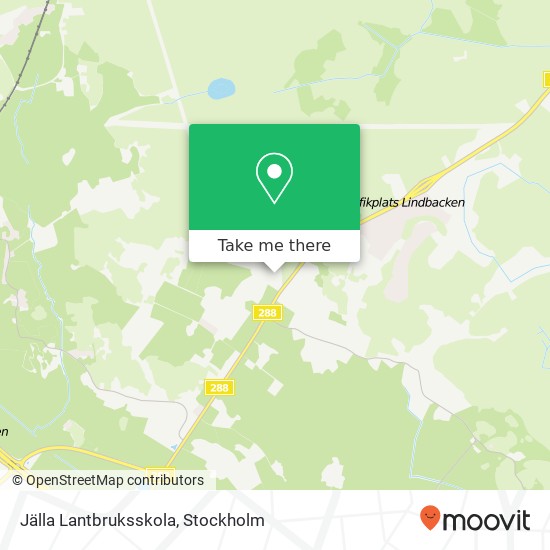 Jälla Lantbruksskola map