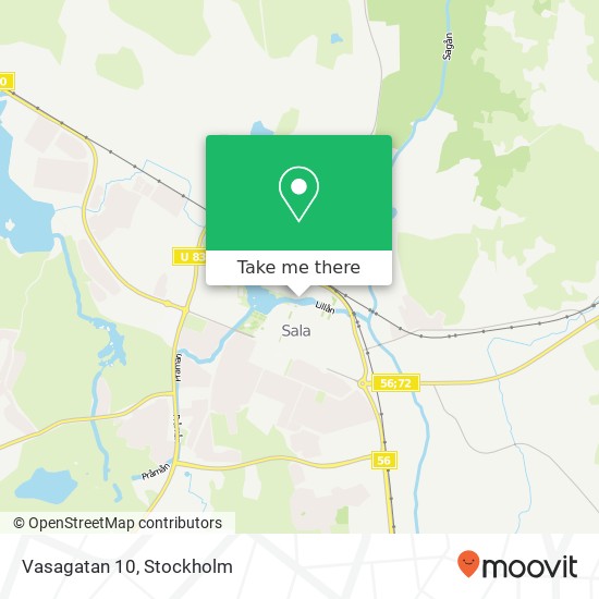 Vasagatan 10 map