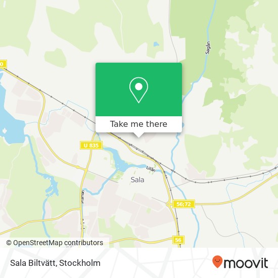 Sala Biltvätt map