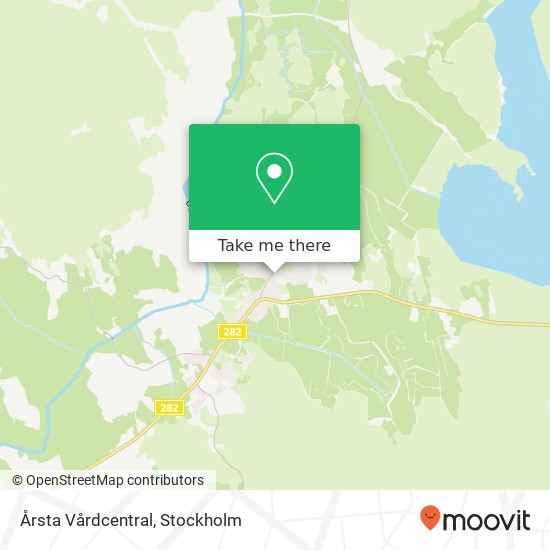 Årsta Vårdcentral map