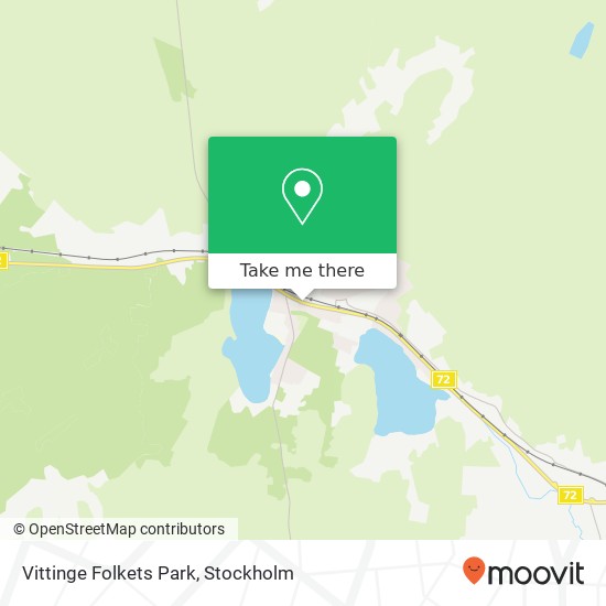 Vittinge Folkets Park map