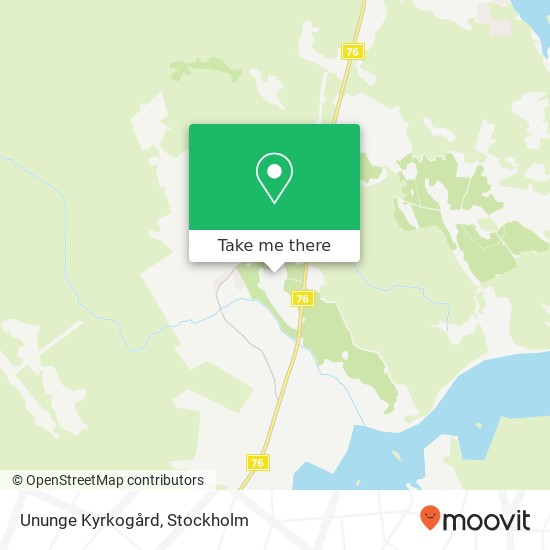 Ununge Kyrkogård map