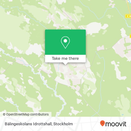 Bälingeskolans Idrottshall map