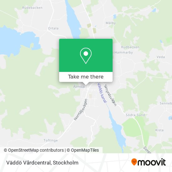 Väddö Vårdcentral map