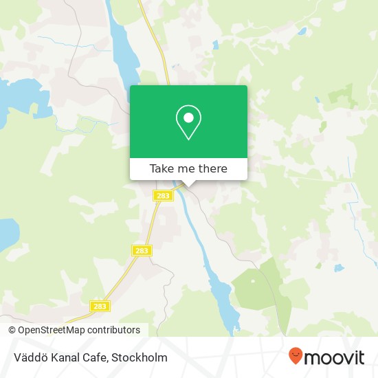 Väddö Kanal Cafe map