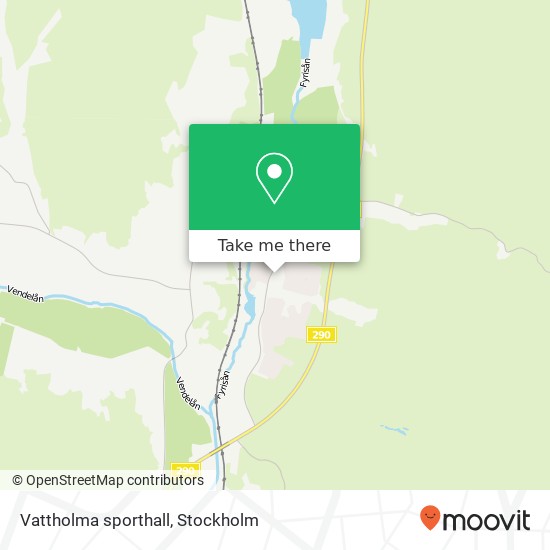 Vattholma sporthall map