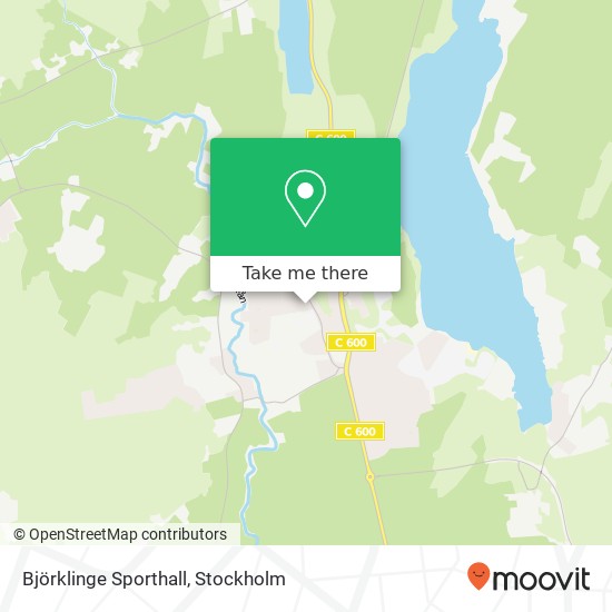 Björklinge Sporthall map