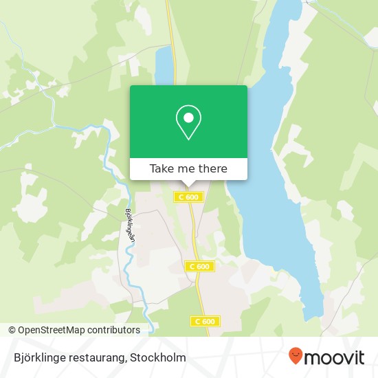 Björklinge restaurang map