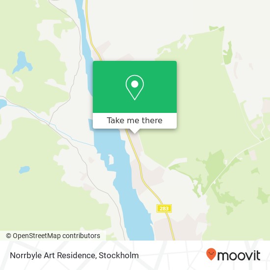 Norrbyle Art Residence map