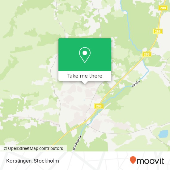 Korsängen map