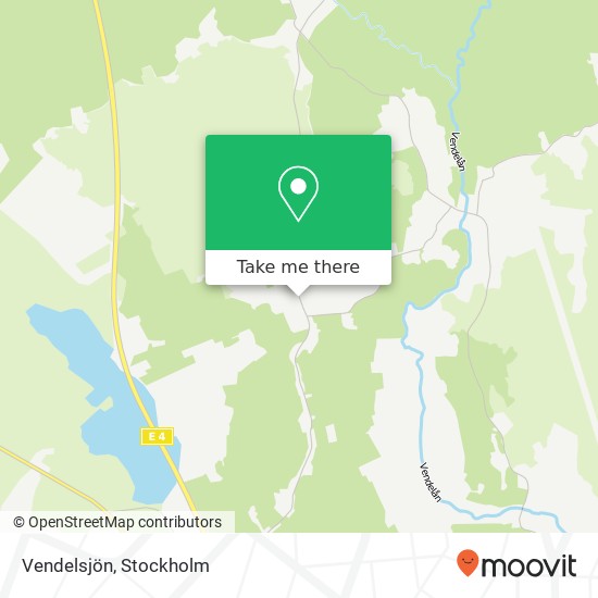 Vendelsjön map