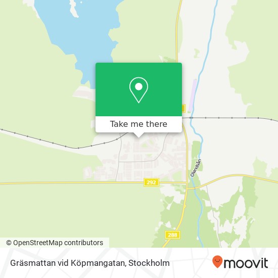 Gräsmattan vid Köpmangatan map