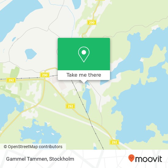 Gammel Tammen map