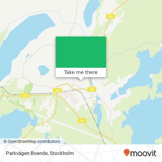 Parkvägen Boende map