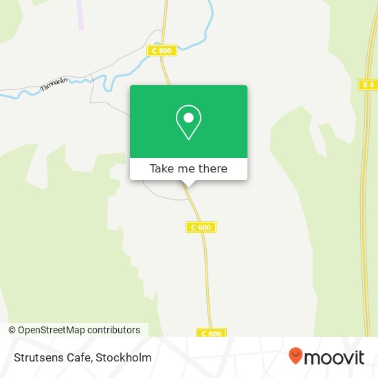 Strutsens Cafe map