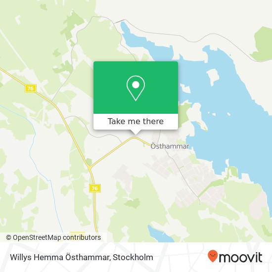 Willys Hemma Östhammar map