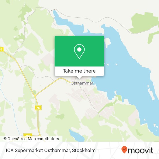 ICA Supermarket Östhammar map