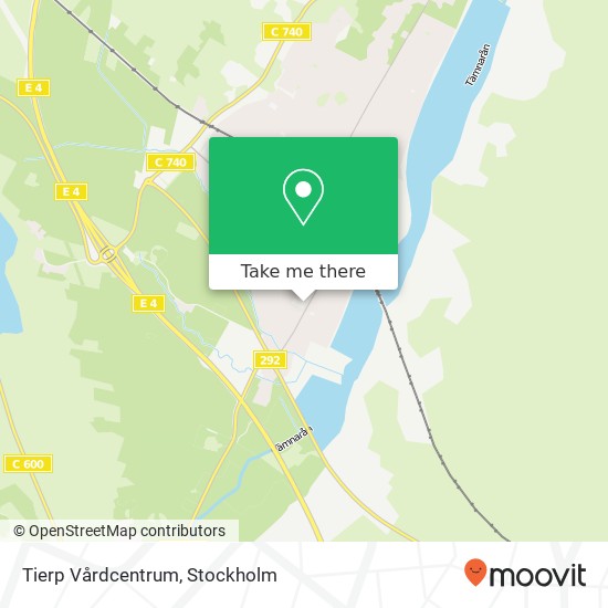 Tierp Vårdcentrum map