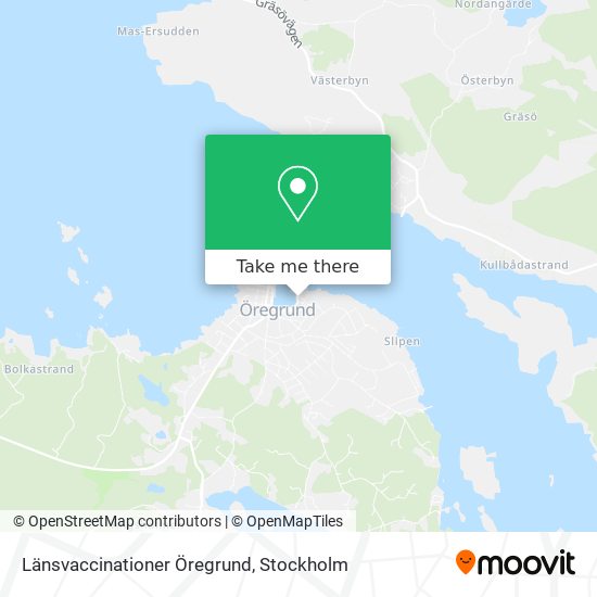 Länsvaccinationer Öregrund map