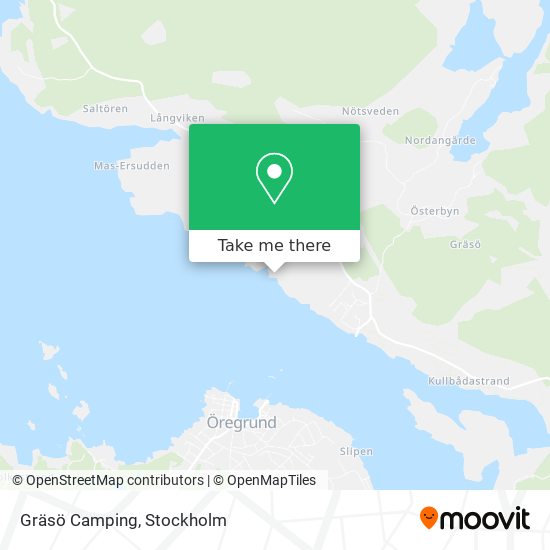 Gräsö Camping map