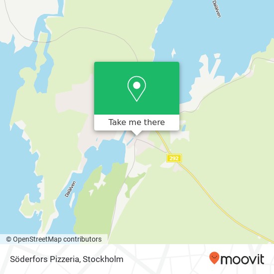 Söderfors Pizzeria map