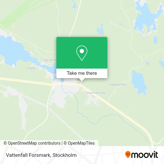 Vattenfall Forsmark map