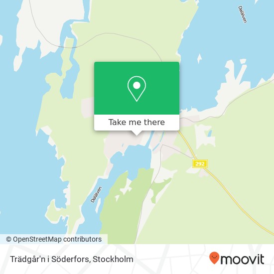 Trädgår'n i Söderfors map