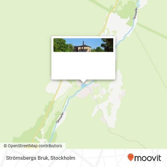 Strömsbergs Bruk map