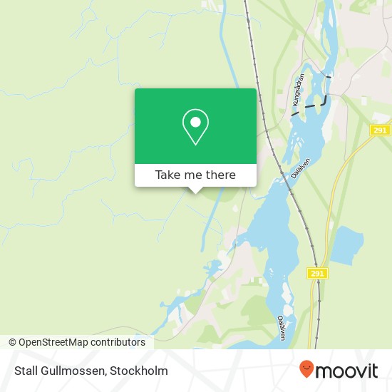 Stall Gullmossen map