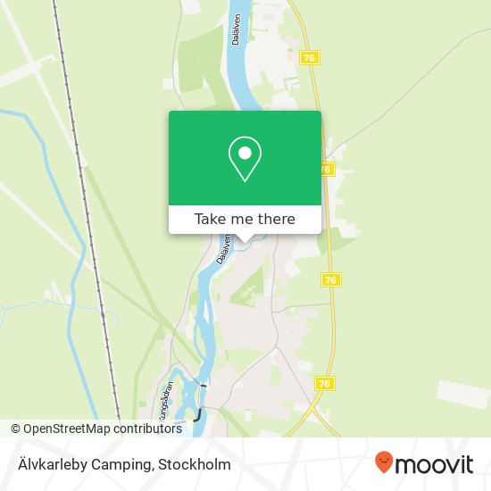 Älvkarleby Camping map