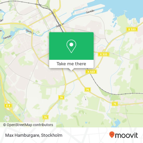 Max Hamburgare map