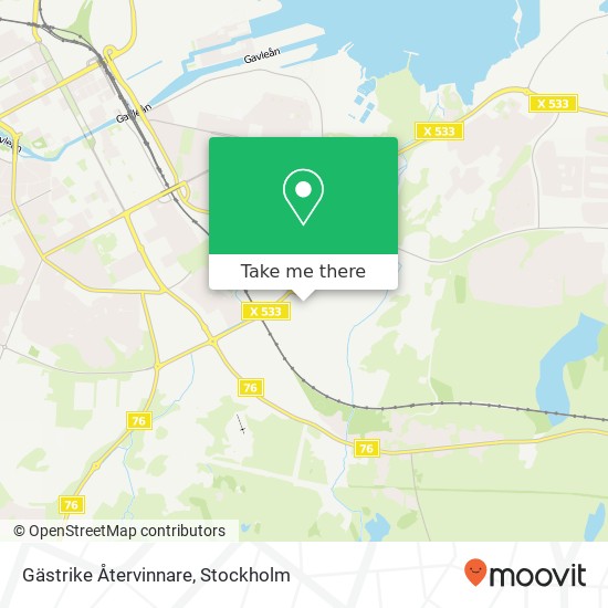 Gästrike Återvinnare map