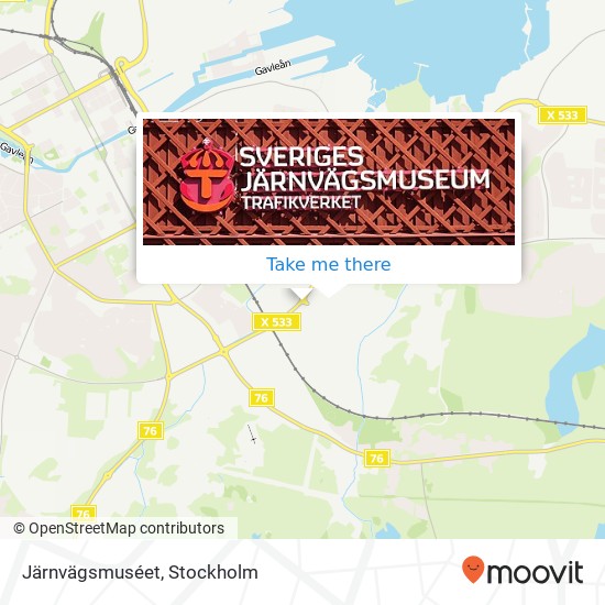 Järnvägsmuséet map