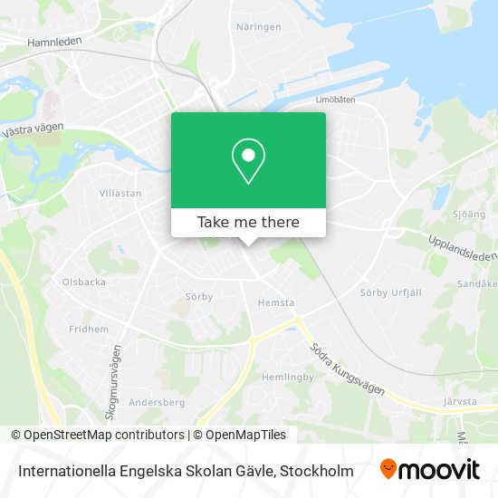 Internationella Engelska Skolan Gävle map