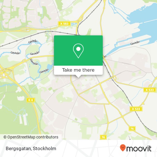 Bergsgatan map