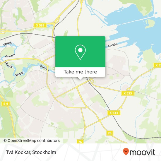 Två Kockar map