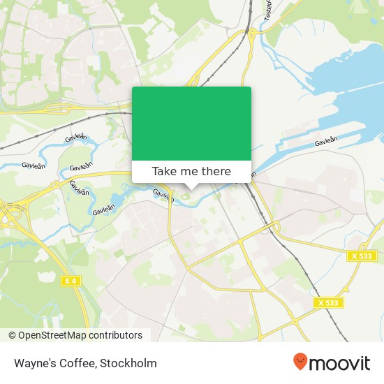 Wayne's Coffee map