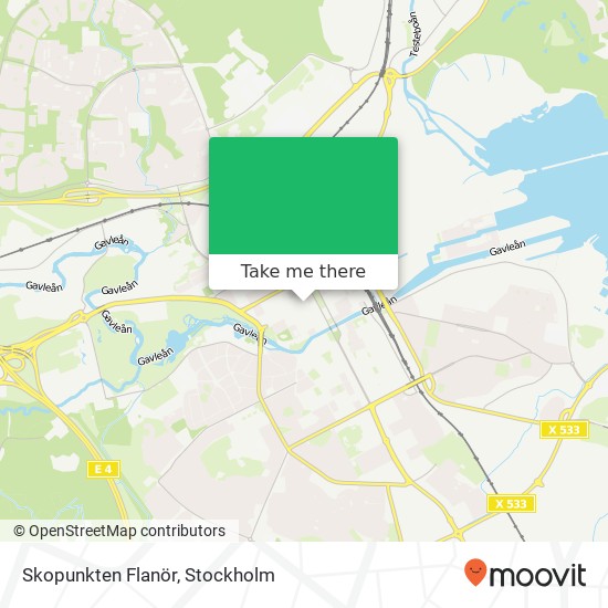 Skopunkten Flanör map