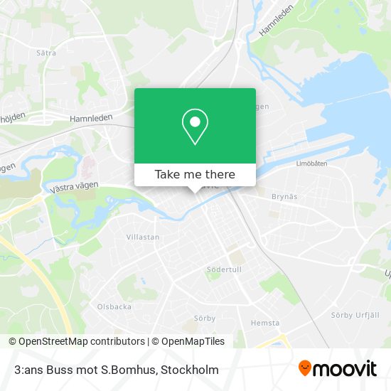 3:ans Buss mot S.Bomhus map