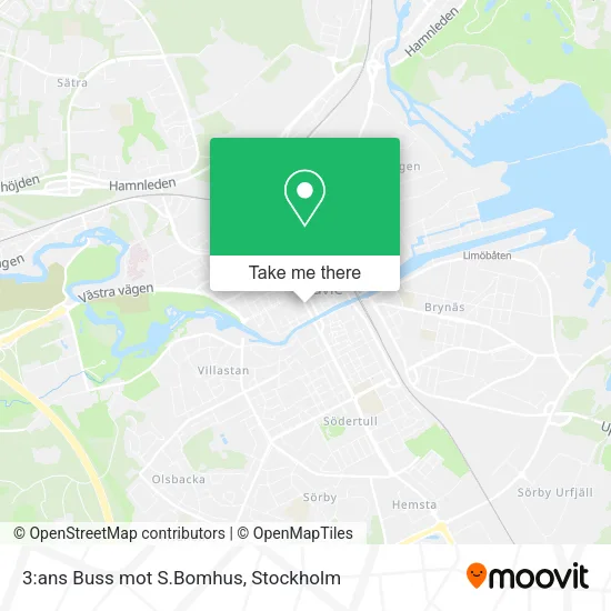 3:ans Buss mot S.Bomhus map