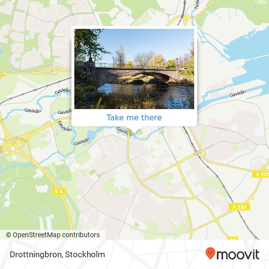 Drottningbron map