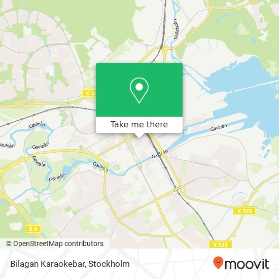 Bilagan Karaokebar map