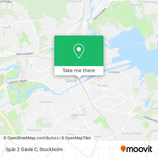 Spår 2 Gävle C map