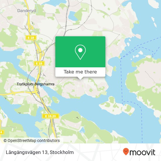 Långängsvägen 13 map